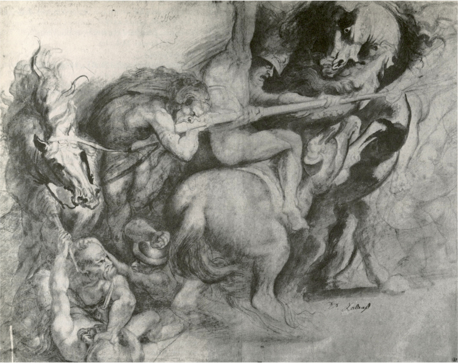 Epph Rubens Battle Of The Standard C 1600 After Leonardo