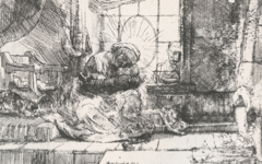 Rembrandt’s Holy Family with a Cat (1654)