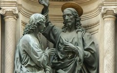 Verrocchio’s Christ and St. Thomas (1467-83)