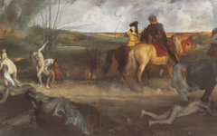 Degas’ Scene of War in the Middle Ages (c.1863-5)