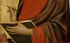 Simone Martini’s St. Luke (c.1330’s) and other saints