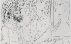 Picasso’s Three Actors (1933)