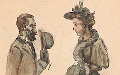 Picasso’s A Gentleman Greeting a Lady (1894-5)