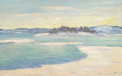 Monet’s Au Bord du Fjord, près Christiania (1895)