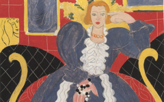 Matisse’s Woman in Blue (1937) and Ingres’ Moitessier (1856)