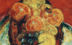 Bonnard’s Fruit on a Red Tablecloth (c.1943)
