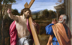 Carracci’s Christ appearing to St Peter on the Appian Way (1601-02)
