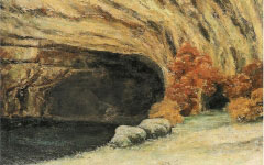 Courbet’s Grotte de la Source Enneige (c.1866)