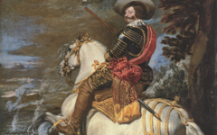 Velazquez’s Count-Duke Olivares on Horseback (c.1635-6)