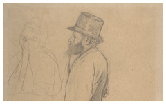 Degas’ Edouard Manet at the Races (c.1865)