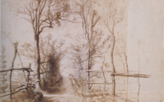 Rubens’ Forest Path (n.d.), a drawing