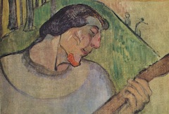 Gauguin’s Self-portrait with a Mandolin (1889) and The Player Schneklud (1894)
