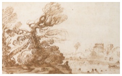Guercino’s View of a Lake…(c.1610-66)