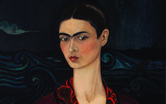 Kahlo’s Self-portrait in a Velvet Dress (1926)