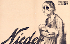 Kollwitz’s “Down with Abortion Clause” Poster (1924)