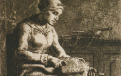 Millet’s La Cardeuse (1855-6)
