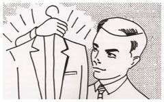 Lichtenstein’s Man with Coat (1961)