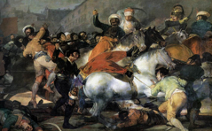 Goya’s 2nd May, 1808 (1814)