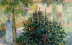 Monet’s Camille Monet in the Garden at Argenteuil (1876)