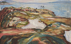 Munch’s Coastal Landscape (1918)