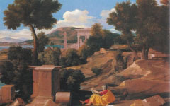 Poussin’s Landscape with St. John on Patmos (1640)