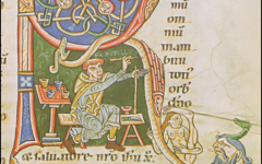 Brother Rufillus’ Self-Portrait (c. 1170-1200)