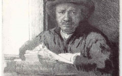 Rembrandt’s Self-portrait at a Window and Matisse’s Self-portrait as an Etcher