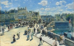 Renoir’s Pont Neuf, Paris (1872)