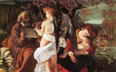 Caravaggio’s Rest on the Flight into Egypt (c.1597)