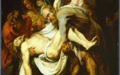 Rubens’ Copy of Caravaggio’s Entombment (1612-14)