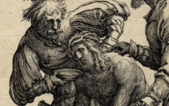 Lucas van Leyden’s Soldiers Giving Christ a Drink (c.1512)