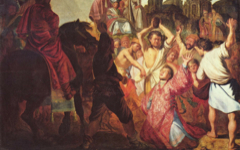 Rembrandt’s The Stoning of St. Stephen (1625)