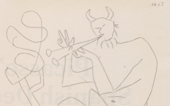 Picasso’s Faun Flutist (1947)