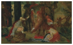 Degas’ Study of Delacroix’s Entry of the Crusaders into Constantinople (c.1860)