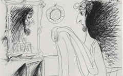 Picasso’s Man Looking in a Mirror (1969)