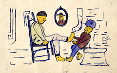 Miró‘s The Podiatrist (1901)