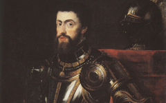 Rubens’ Copy of Titian’s Charles V in Armor with a Drawn Sword (c.1603)