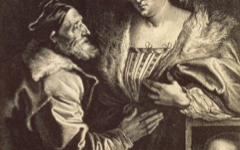 Van Dyck’s Titian and His Mistress (1630’s)