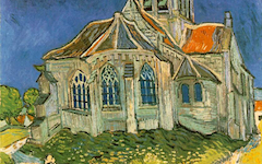 Van Gogh’s Church in Auvers-sur-Oise (1890)