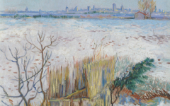 Van Gogh’s Snowy Landscape with Arles in the Background (1888)