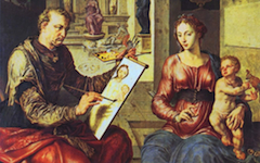 Van Heemskerck’s St. Luke Painting the Virgin and Child (1538-40)