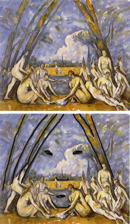 Cézanne’s Five Bathers (1885-7) - Image Gallery
