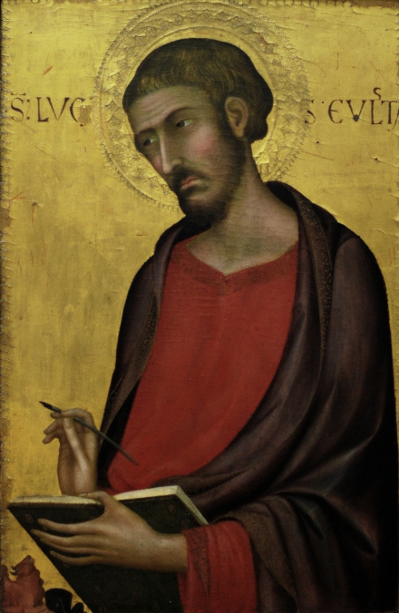 Simone Martini’s St. Luke (c.1330’s) and other saints - Image Gallery