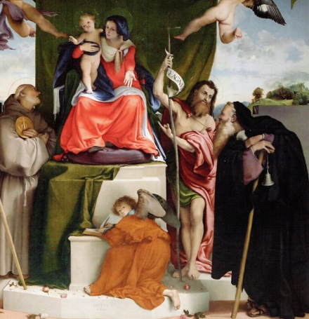 Lotto’s San Bernardino Altarpiece (1521) - Image Gallery