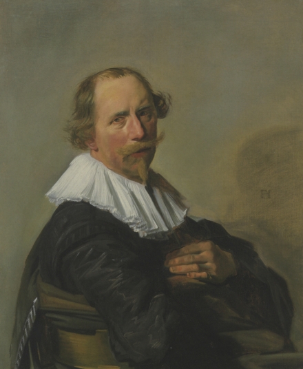 Frans Hals’ Portrait of a Gentleman, half-length, in a black coat (early 1630’s) - Image Gallery