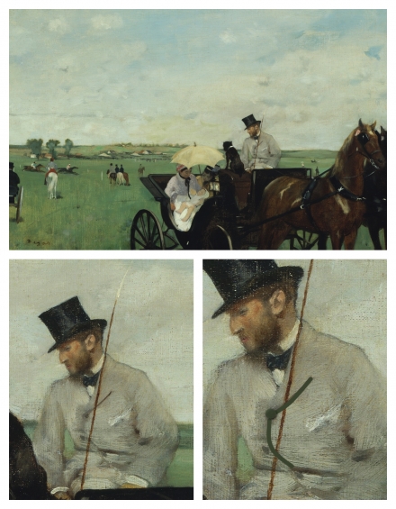 Degas’ At the Races in the Countryside (1869) - Image Gallery