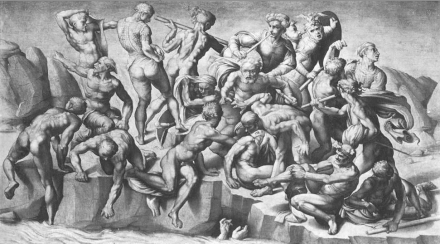 Michelangelo’s Battle of Cascina (1504) - Image Gallery