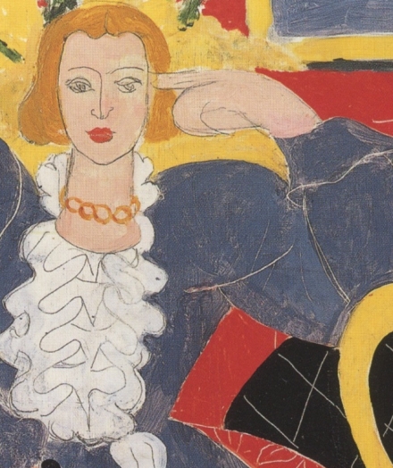 Matisse’s Woman in Blue (1937) and Ingres’ Moitessier (1856) - Image Gallery