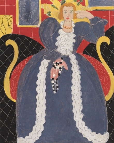 Matisse’s Woman in Blue (1937) and Ingres’ Moitessier (1856) - Image Gallery