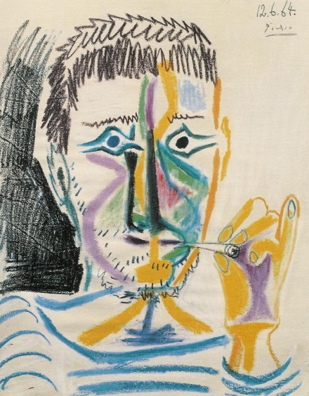 Picasso’s Bust of a Man with a Cigarette (1964) - Image Gallery